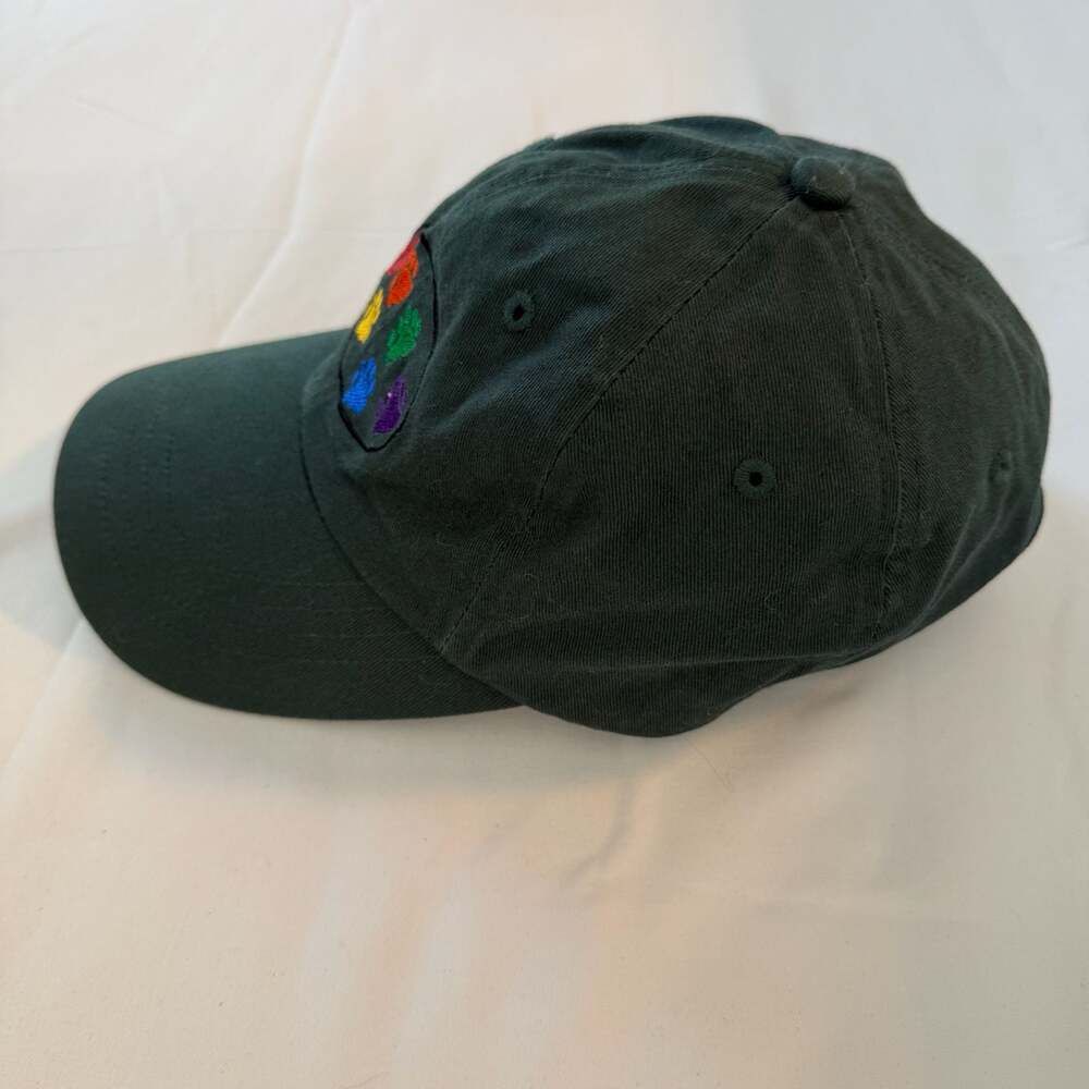 Vintage Daystone Pride Rainbow Paw Prints Cotton Dad Hat - Picture 3 of 10